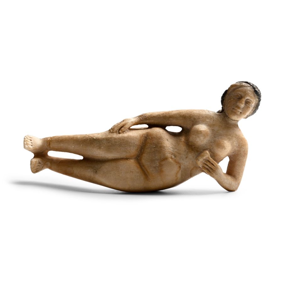 Parthian Style Marble Female Dignitary