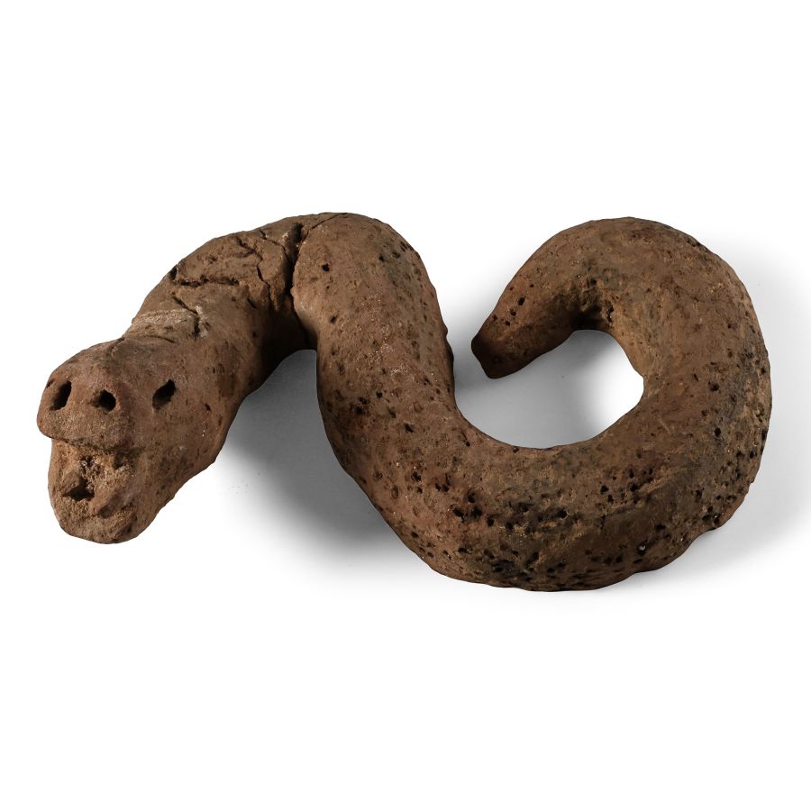 Egyptian Style Terracotta Snake