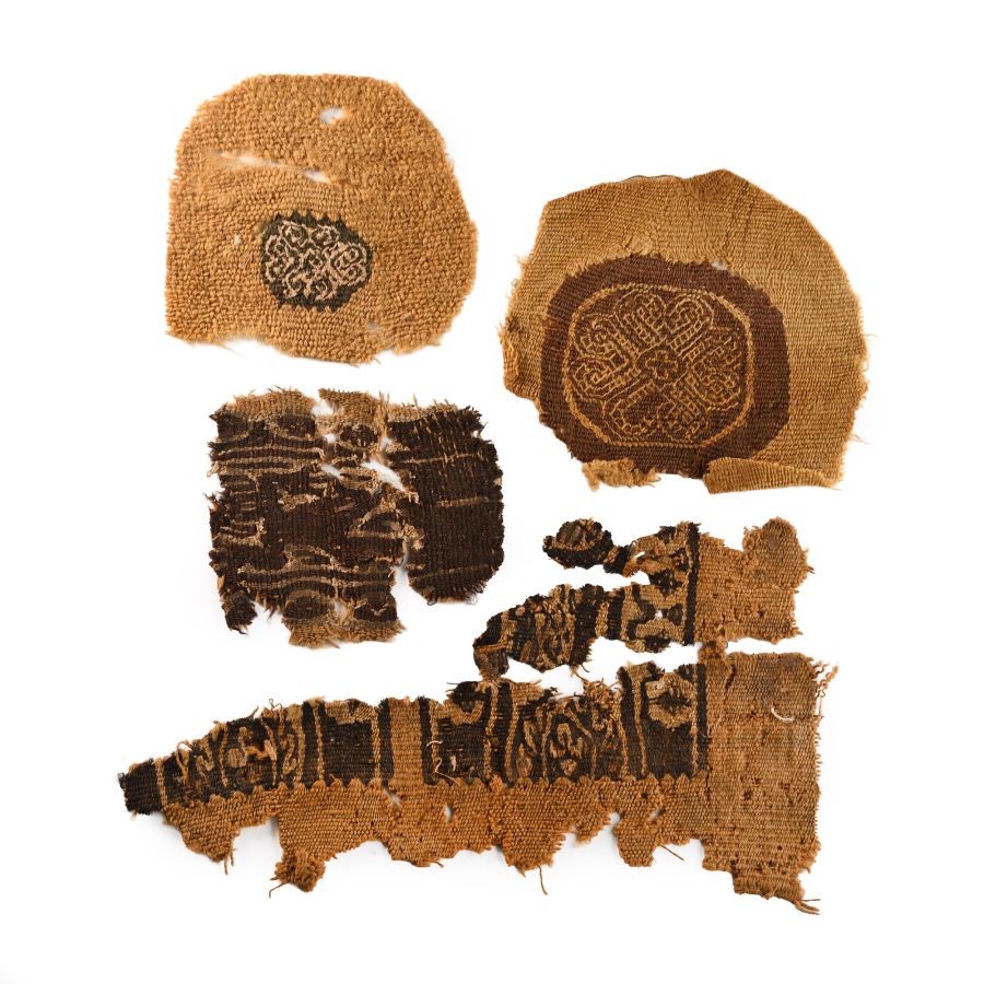 Egyptian Coptic Textile Fragment Group
