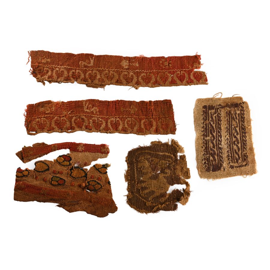 Egyptian Coptic Textile Fragment Group