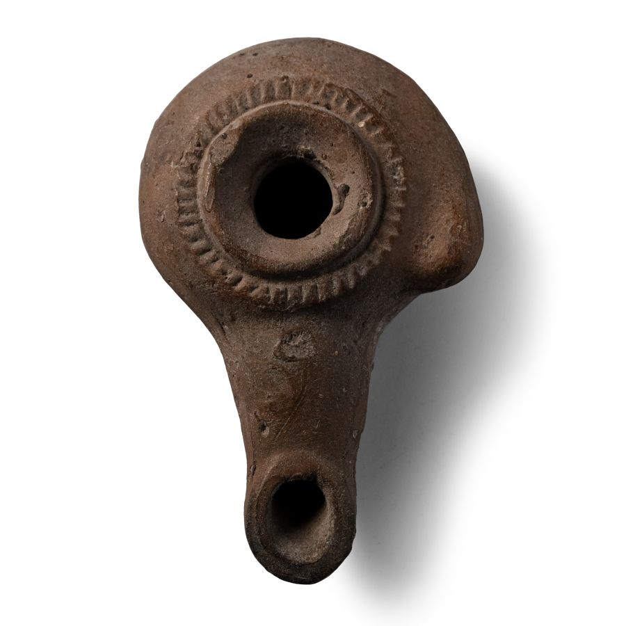 Egyptian Terracotta Oil Lamp