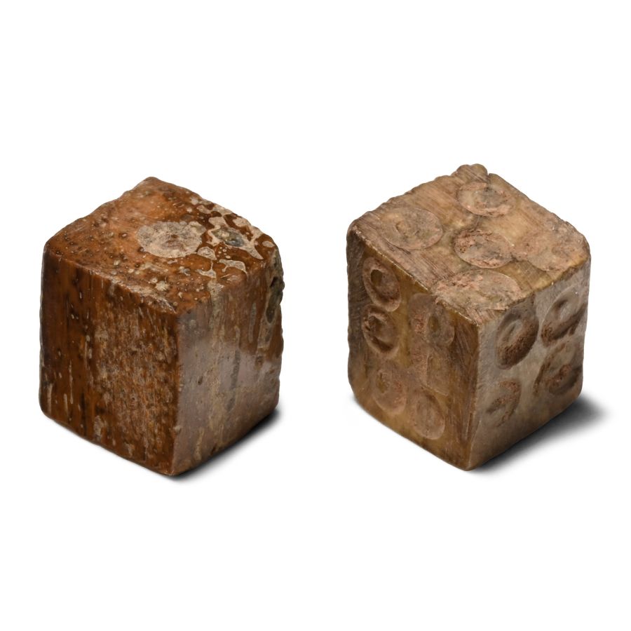 Roman Bone Dice Pair