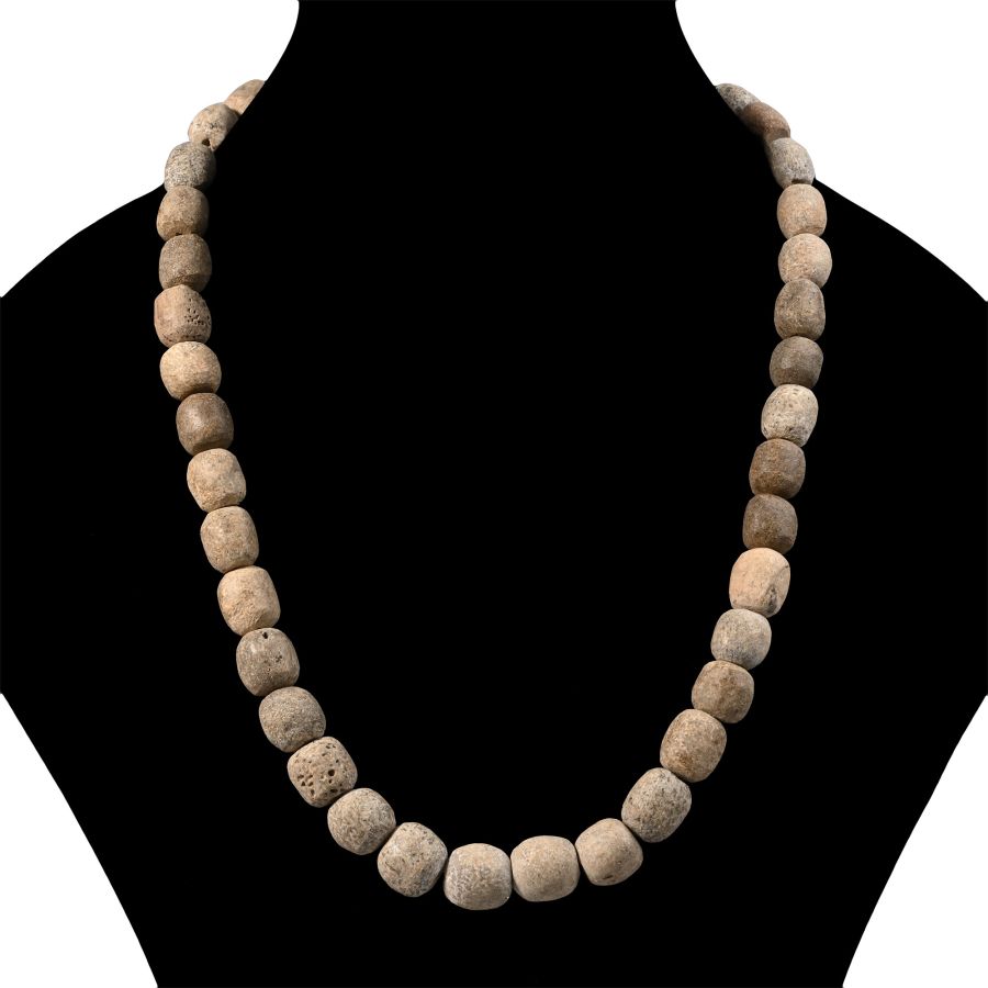 Woolly Mammoth Bone Bead Necklace String