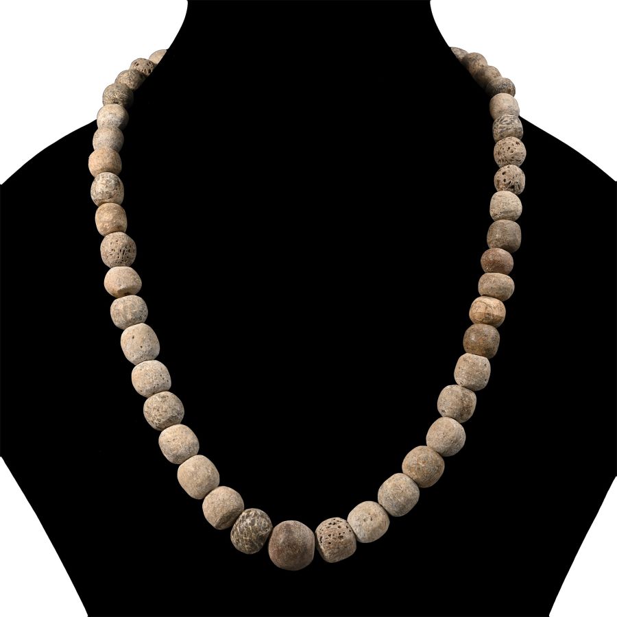 Woolly Mammoth Bone Bead Necklace String