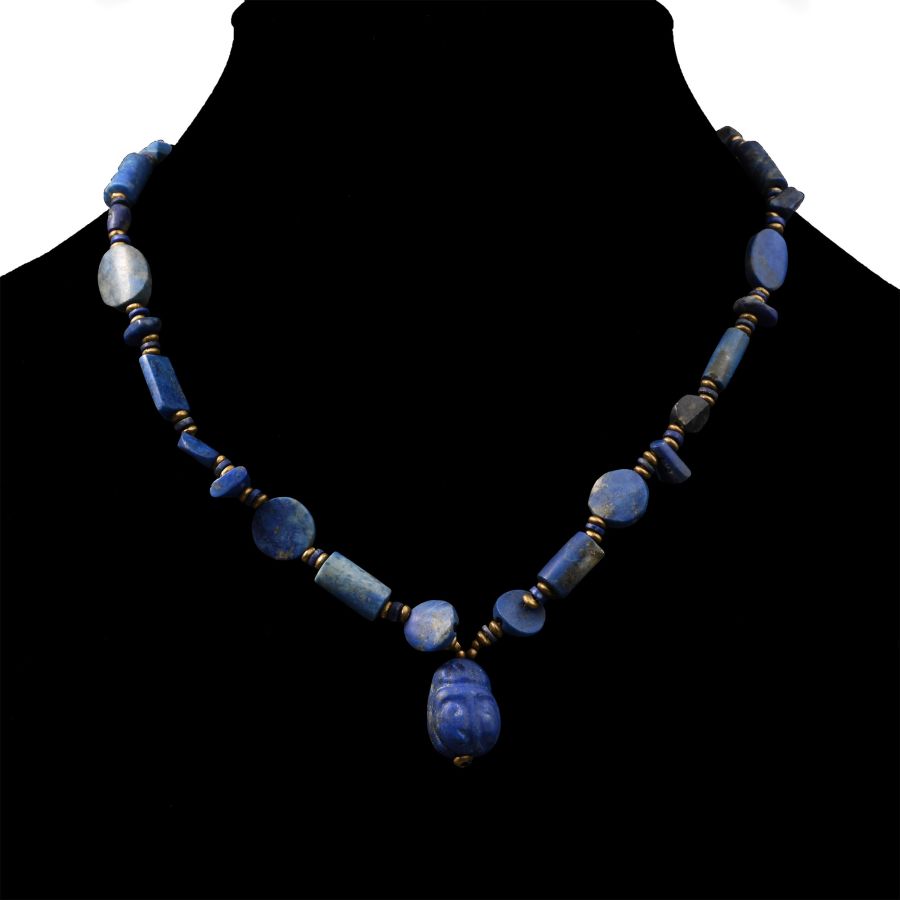 Lapis Lazuli  Bead Necklace String