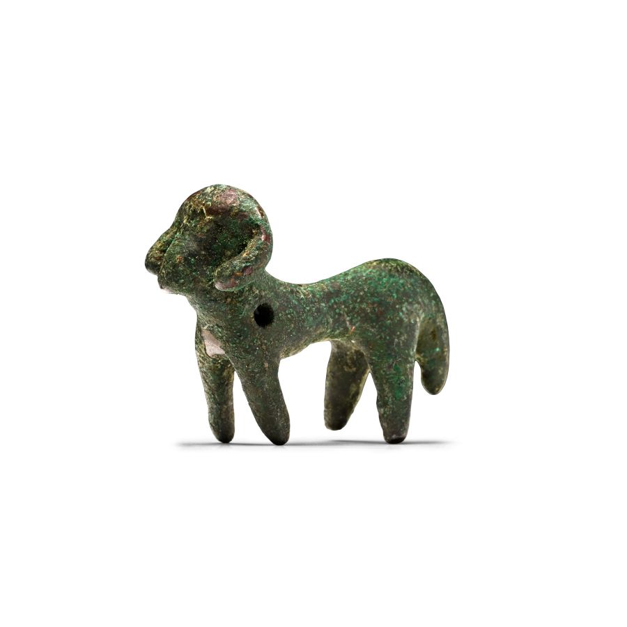 Luristan Bronze Ram Statuette