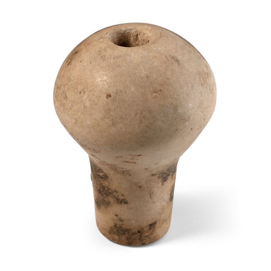 Mesopotamian Cream Stone Macehead