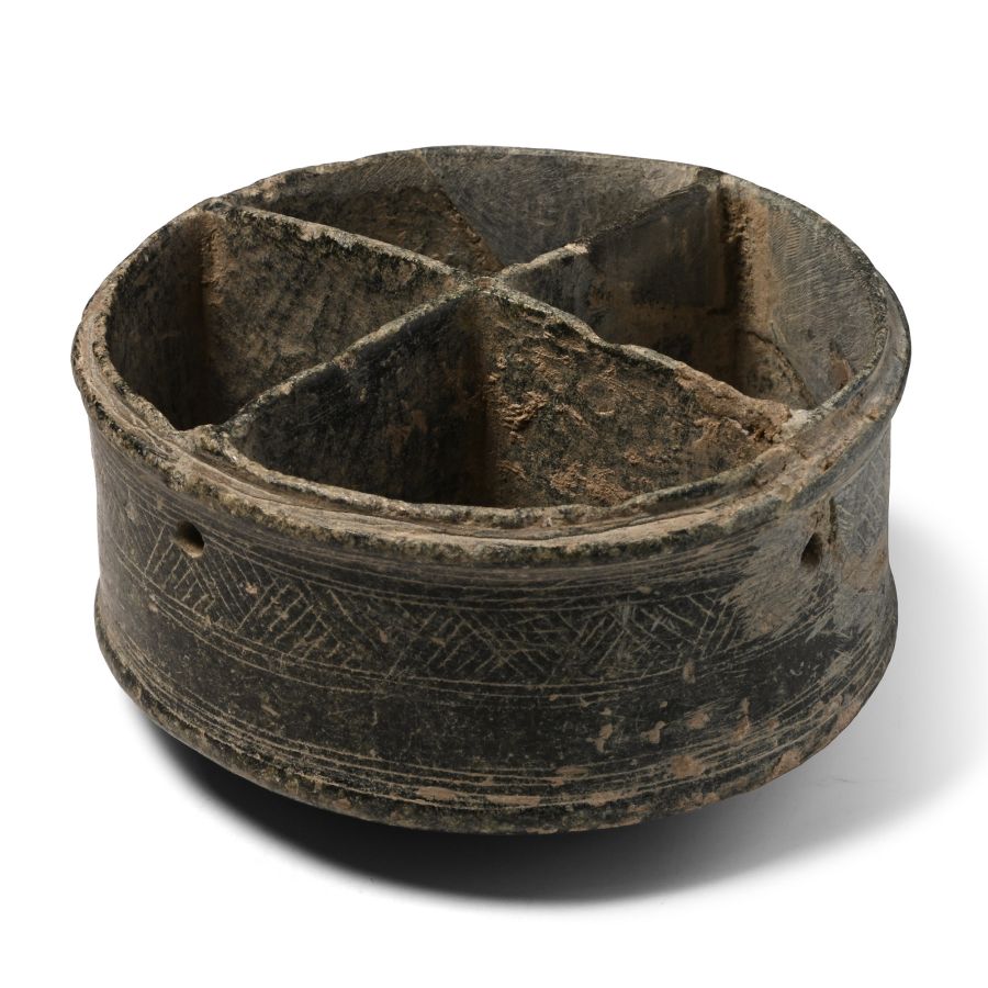 Mesopotamian Compartmented Stone Vessel