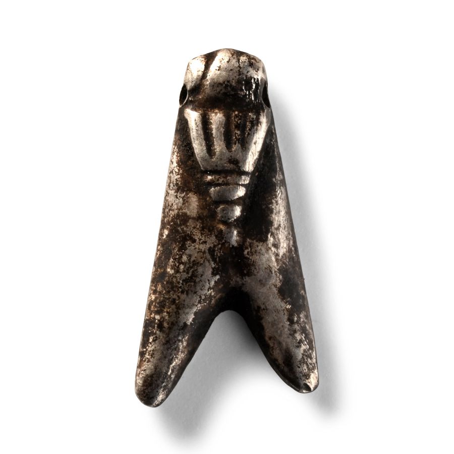 Egyptian Silver Fly Amulet