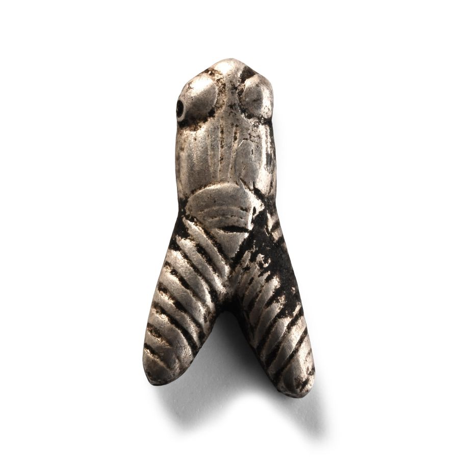 Egyptian Silver Fly Amulet