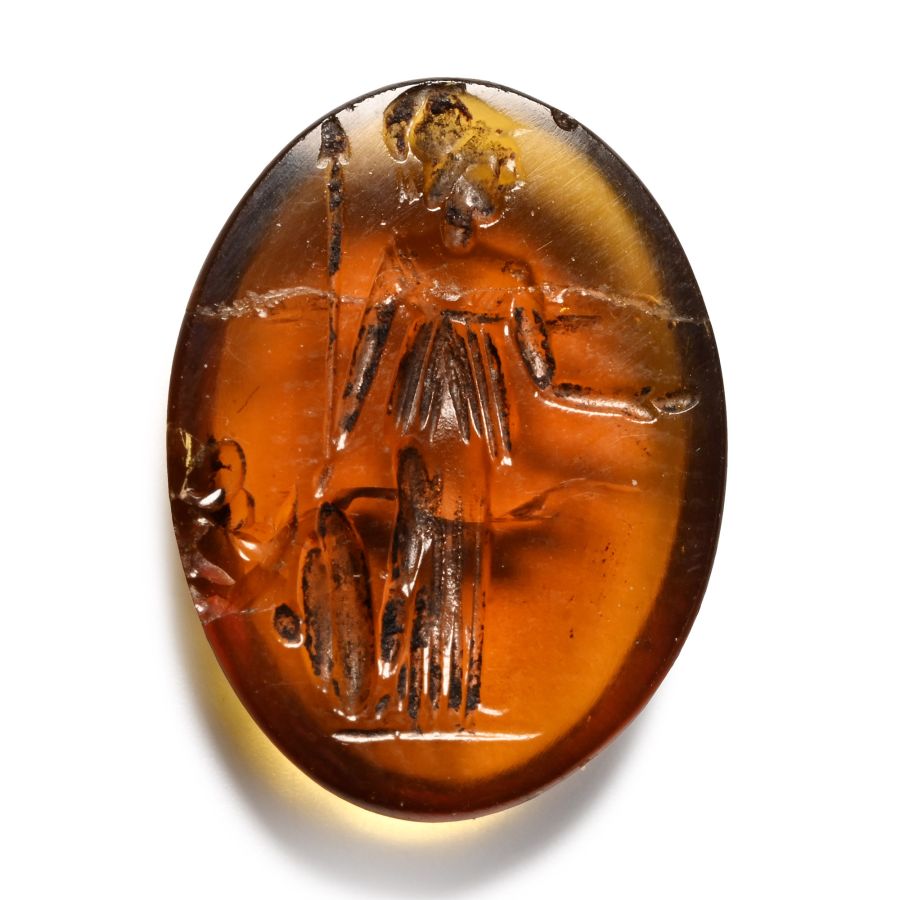 Roman Gemstone with Minerva