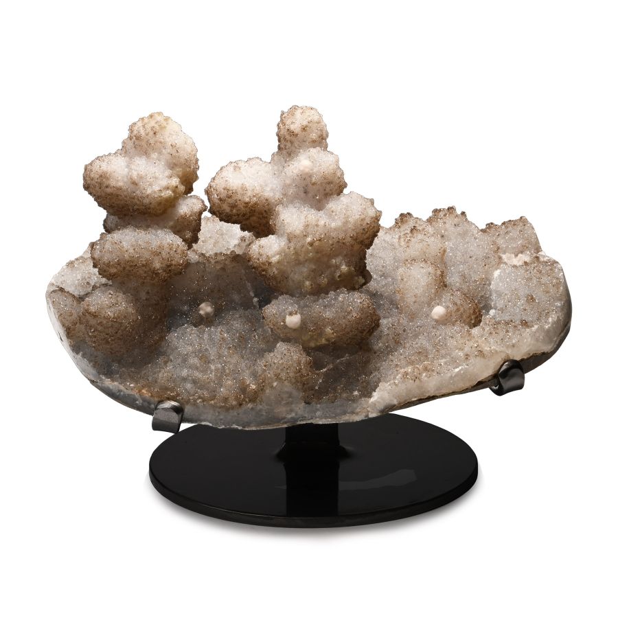 'Snowy Landscape' Geode Crystal Formation