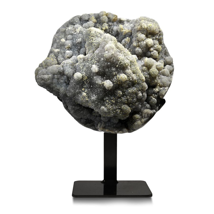 Large Geode Section with 'Snowball' Quartz