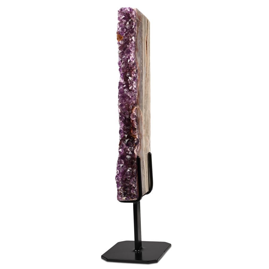 Large Agate and Amethyst Column Display