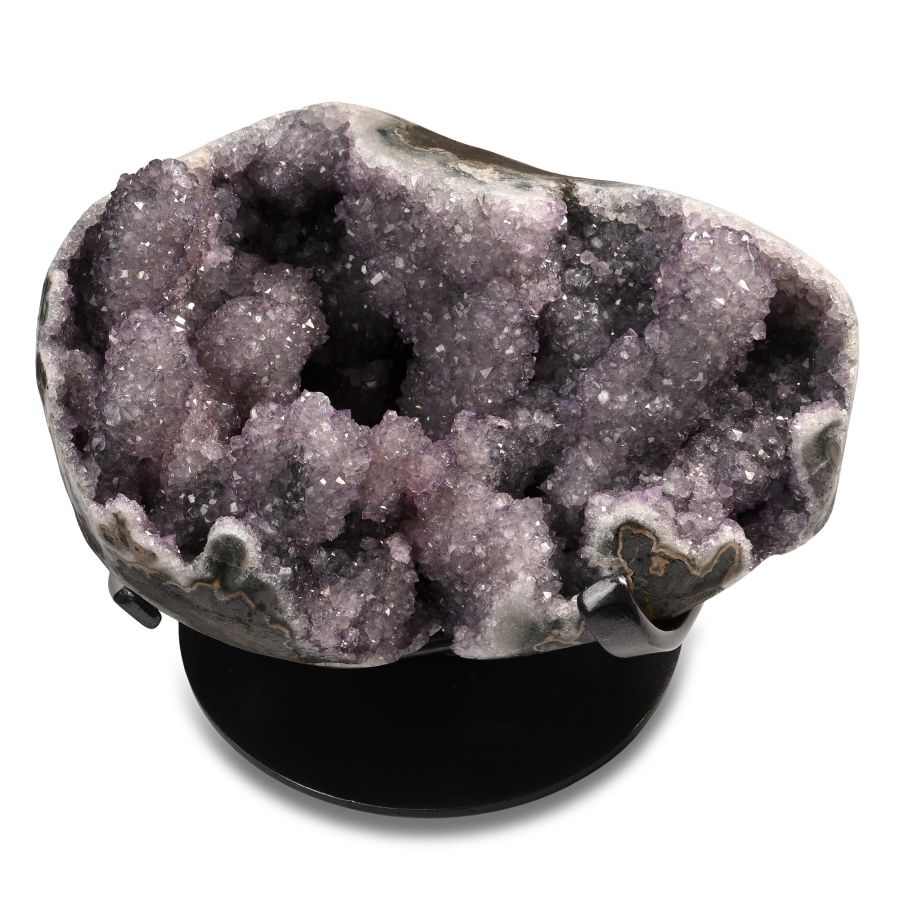 Mounted Amethyst Crystal Display