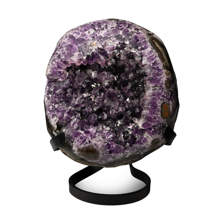 Mounted Amethyst Crystal Display