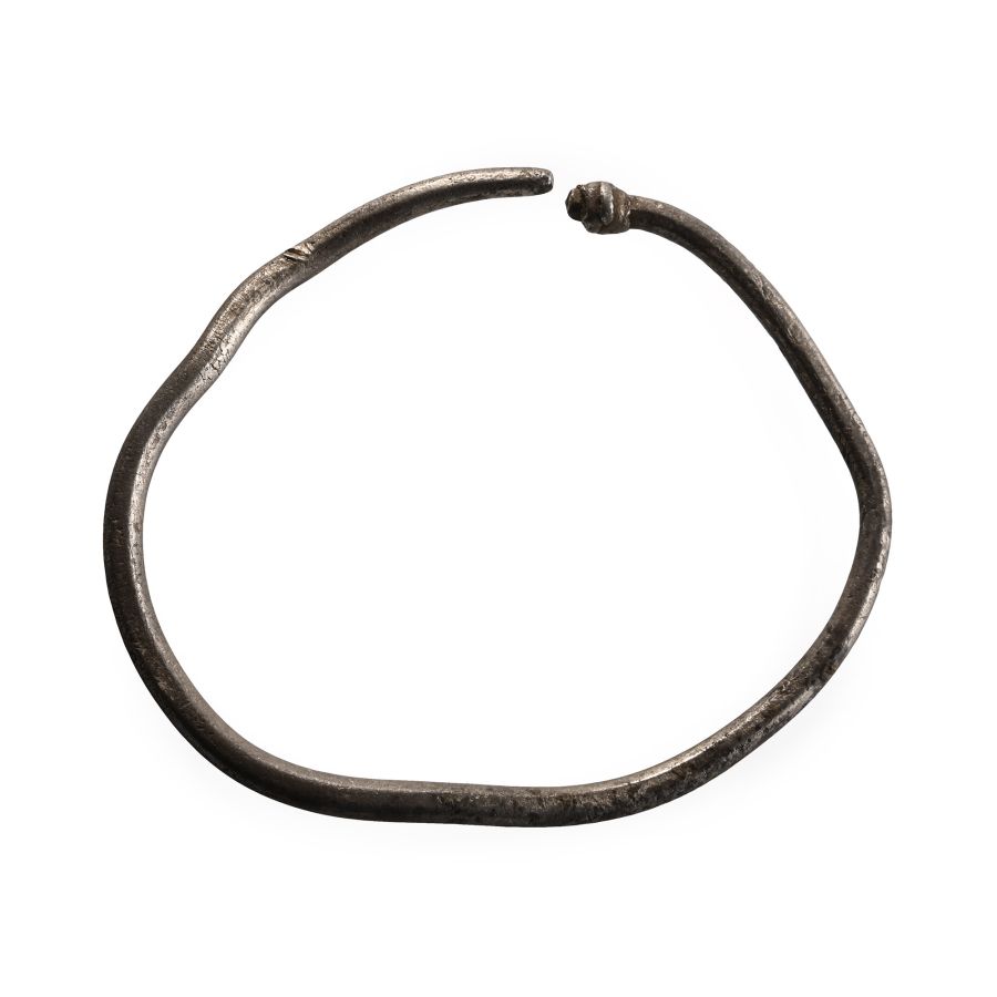 Viking Age Silver Bar Bracelet