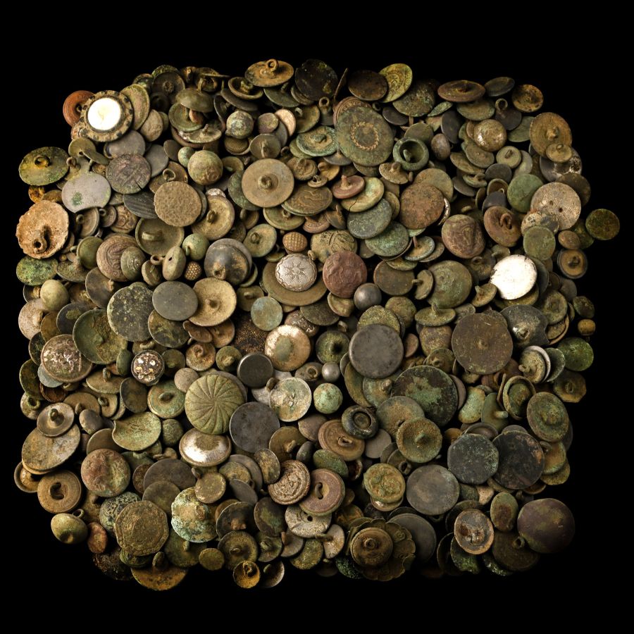 Post Medieval Bronze Button Collection