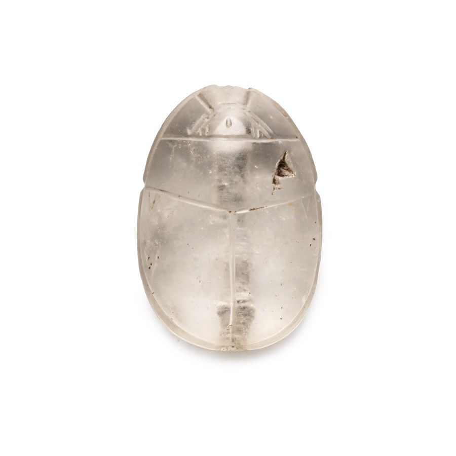Egyptian Rock Crystal Scarab
