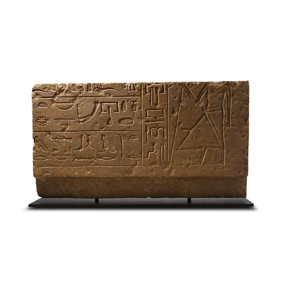 Egyptian Limestone Relief of Shepset