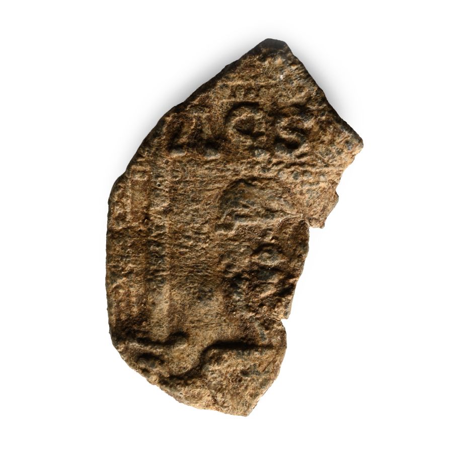Medieval Lead Pilgrim's Badge with Saint Paul