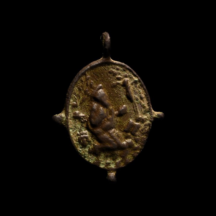 Pope Sixtus V Bronze Pendant