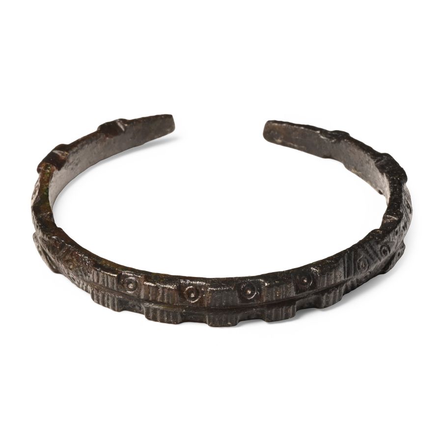 Roman Decorated Bronze Bracelet