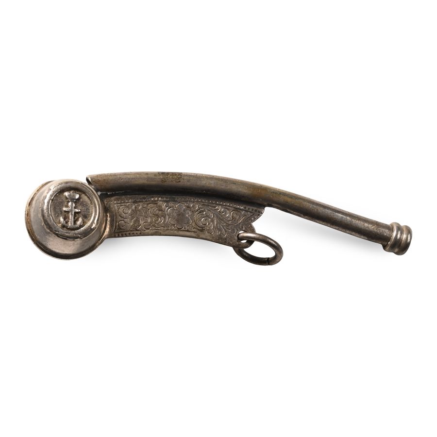 Victorian Silver Bosun's Whistle