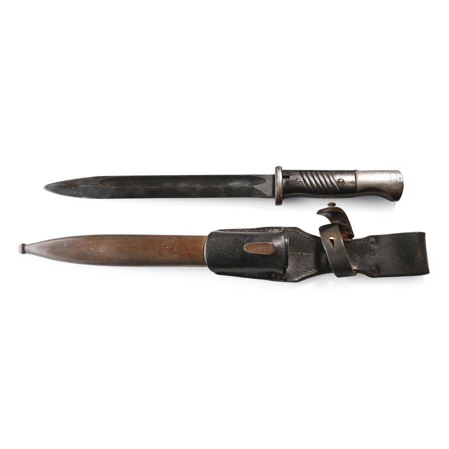 WWII Full Matching K98 Bayonet and Scabbard