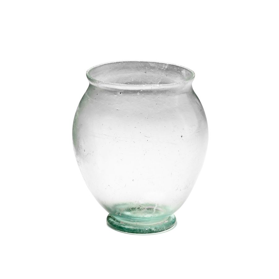 Roman Pale Green Glass Jar