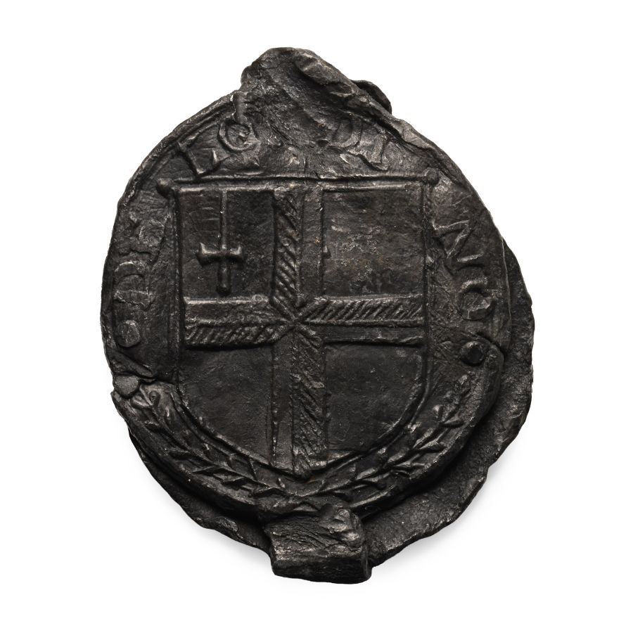 Large Commonwealth Period Lead Seal