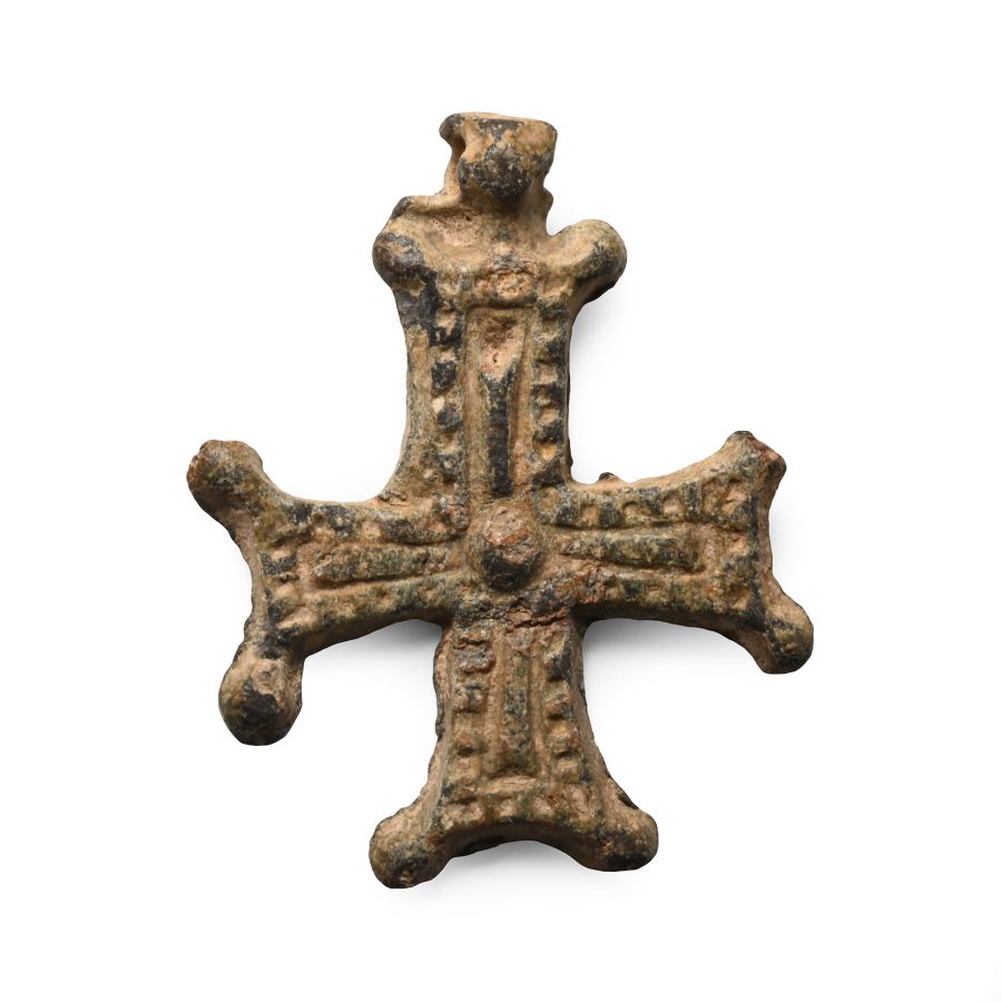 Medieval Lead Cross Pendant