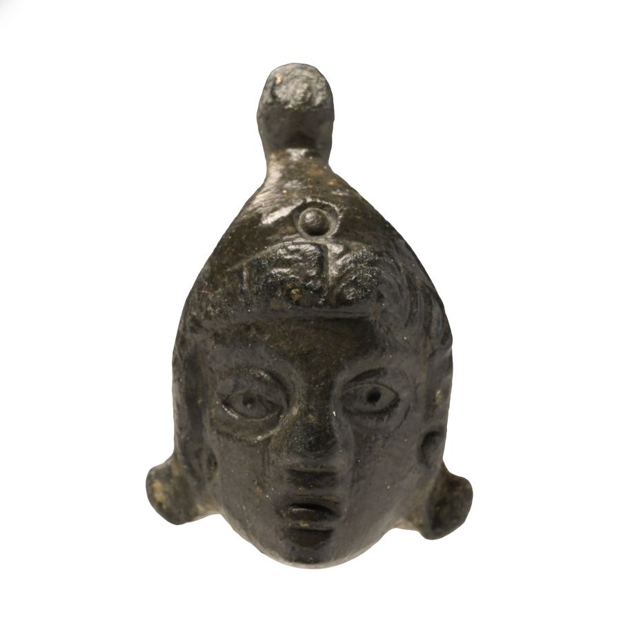 Roman Bronze Head of Mithras