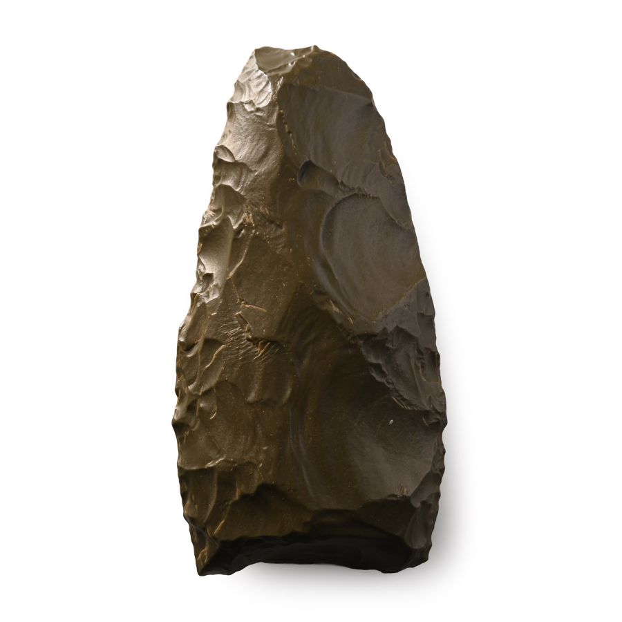 Stone Age Tenerian Green Jasper Knife