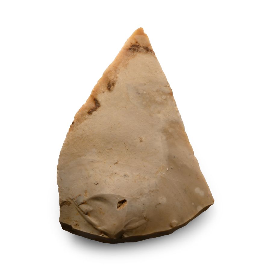 French Stone Age 'Mousterian' Levellious Spear Tip