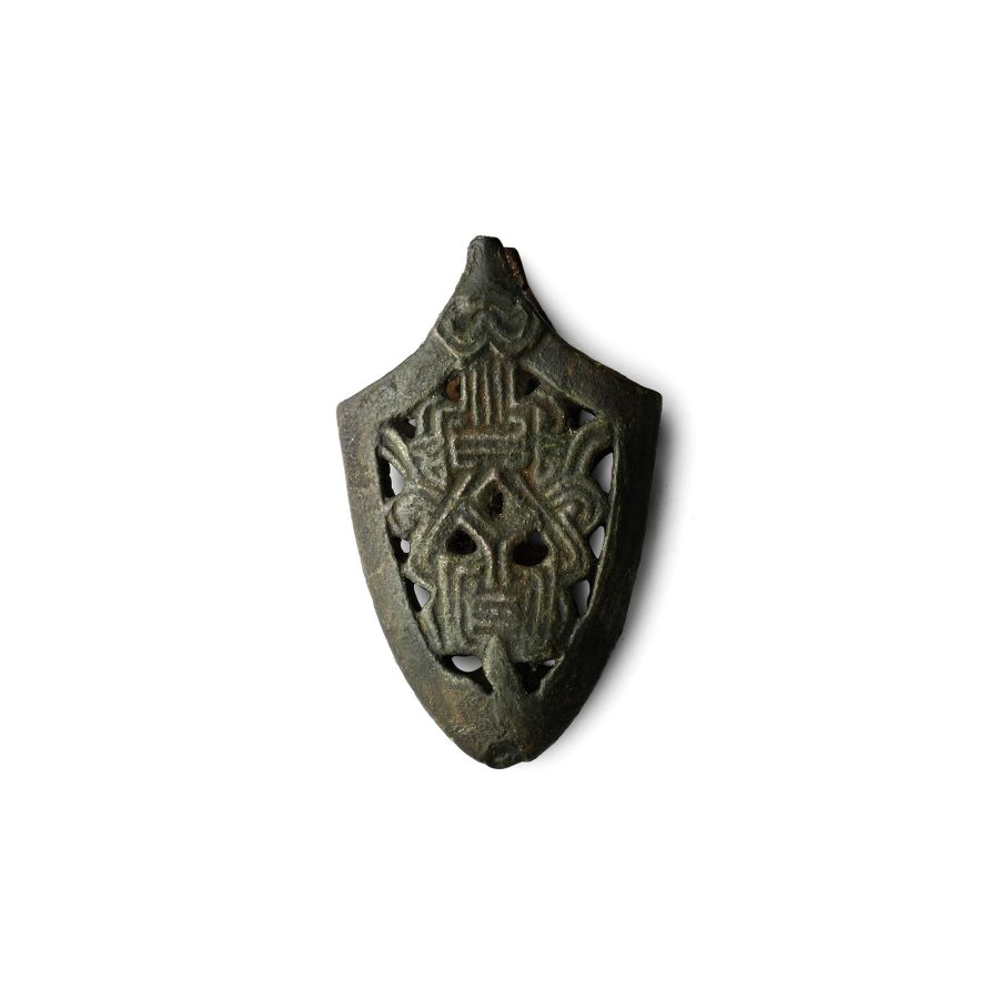 Viking Age Iron Pattern-Welded Sword with Decorated Hilt and Chape