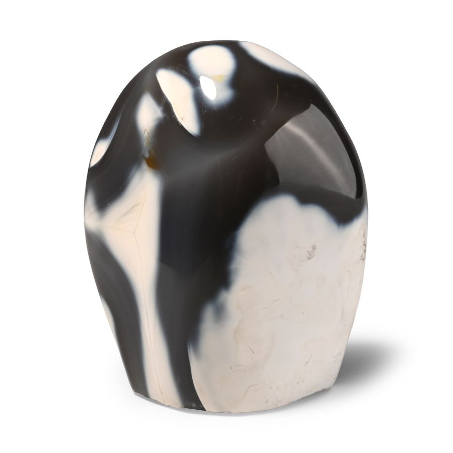 Polished 'Orca' Agate Paperweight