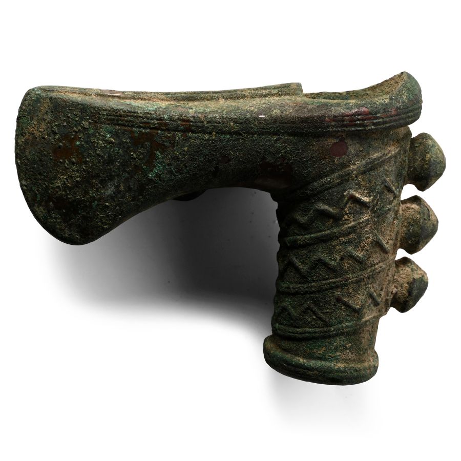 Elamite Decorated Bronze Axehead