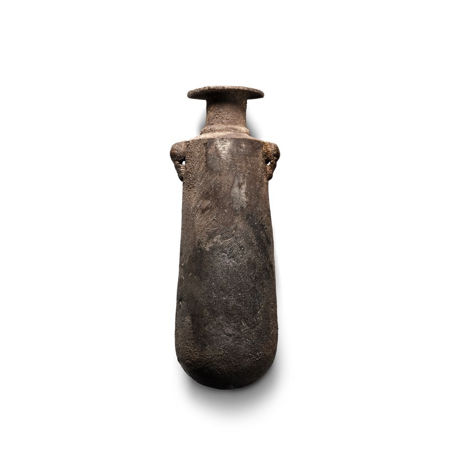 Achaemenid Silver Alabastron with Duck Handles