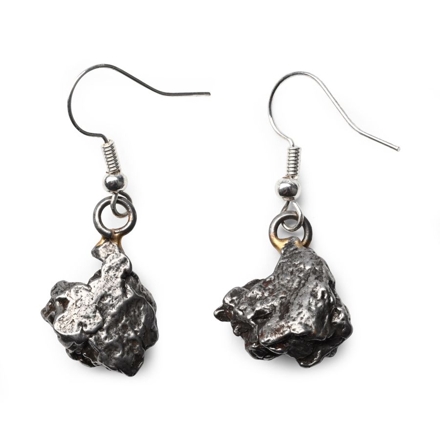 Campo Del Cielo Meteorite Earrings