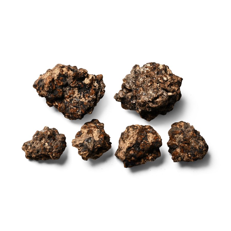 Mount Vesuvius Volcano 'Lava Bomb' Fragment Group