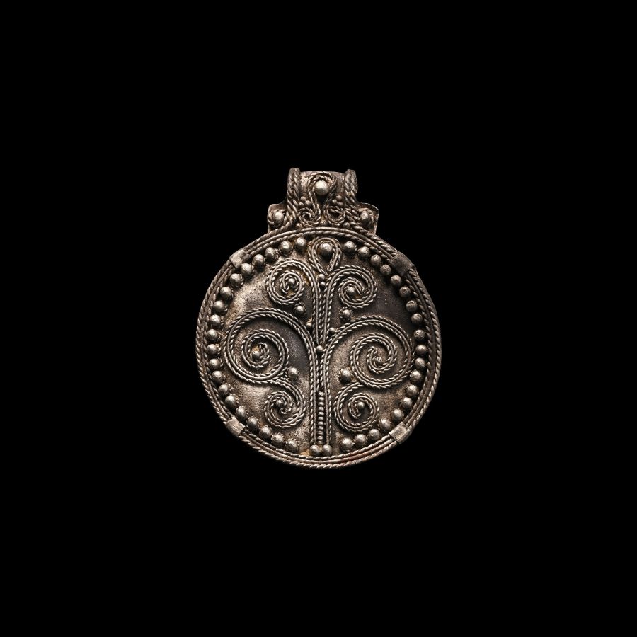 Viking Period Silver Filigree Pendant