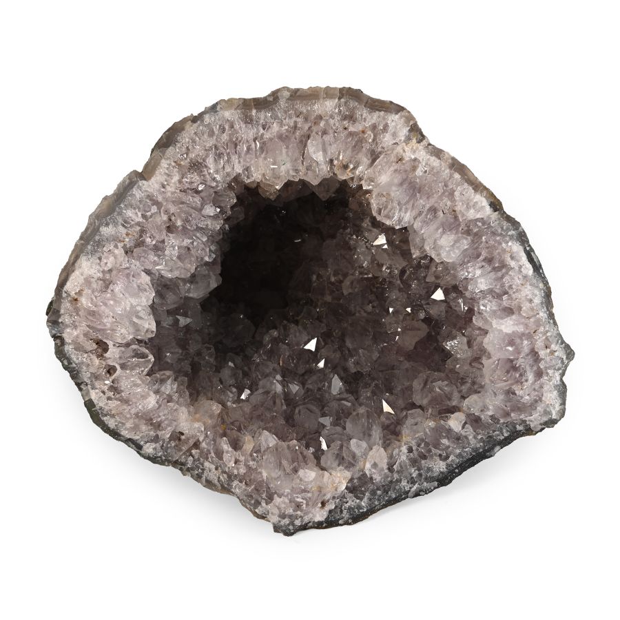 Large Pale Purple Amethyst Crystal Geode Cave