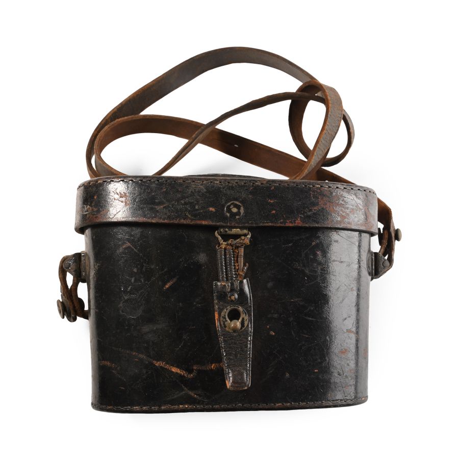 Naval Leather Binocular Case