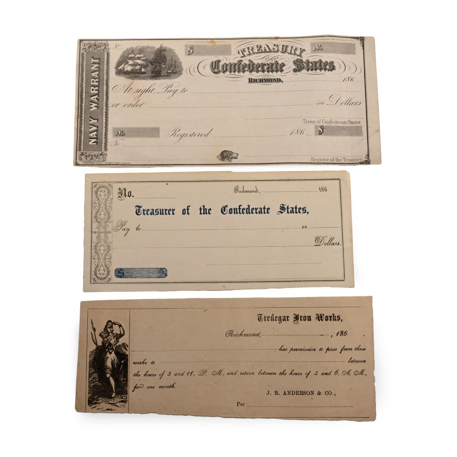 United States Confederate Paper and Document Group