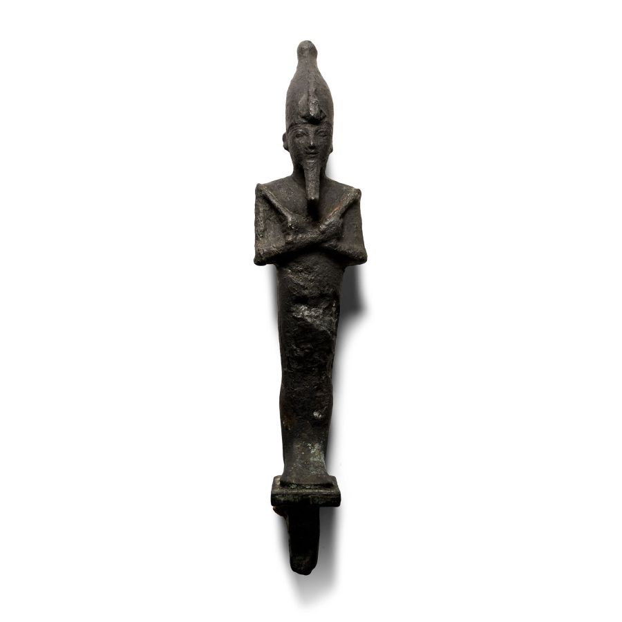 Egyptian Bronze Osiris Statuette