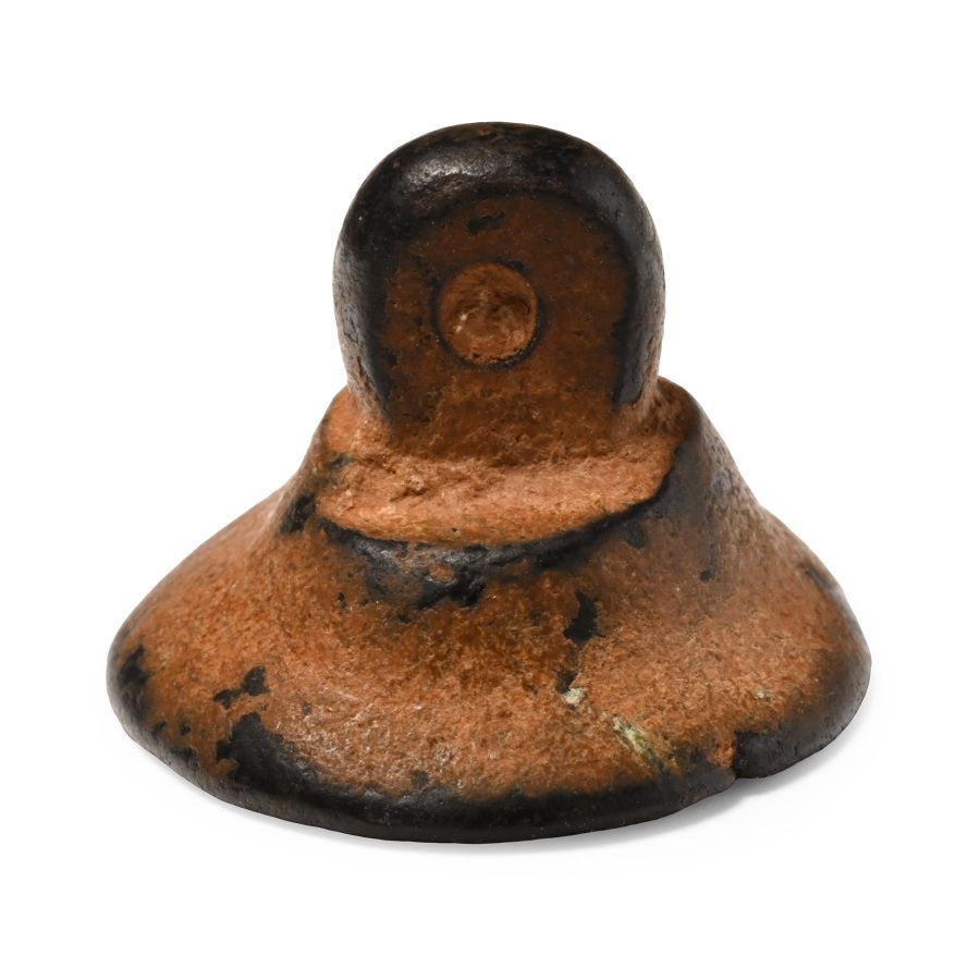 Late Parthian to Early Sasanian Bronze Seal with Bust