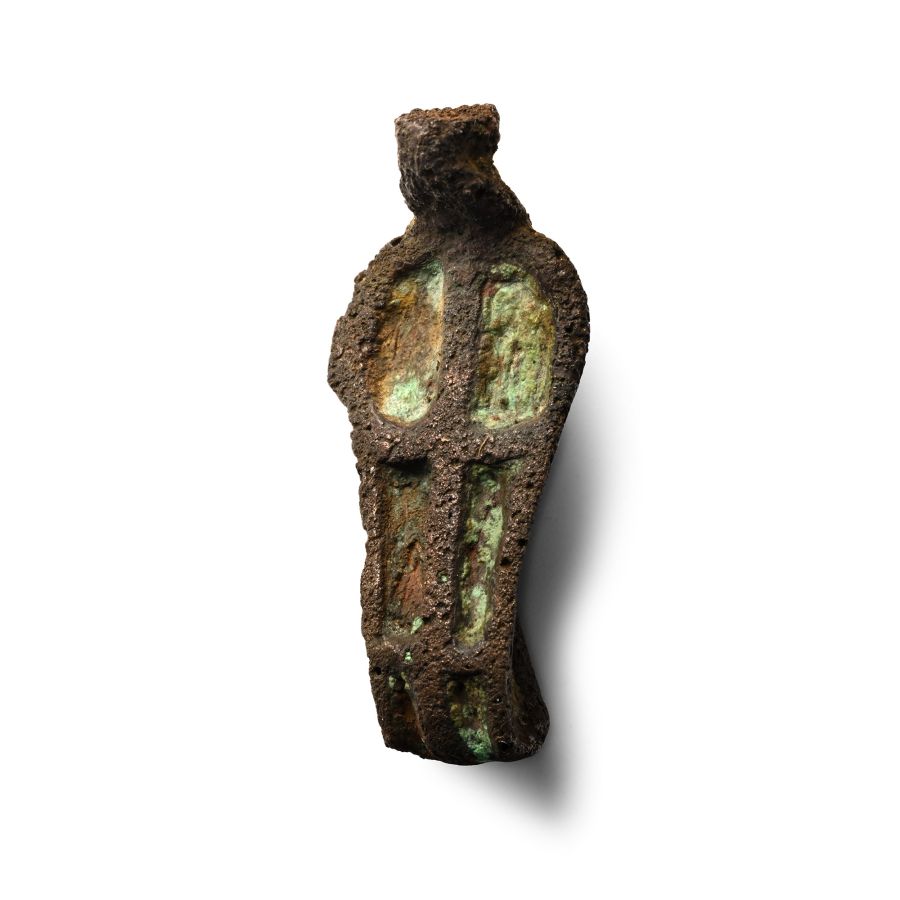 Egyptian Bronze Uraeus Mount