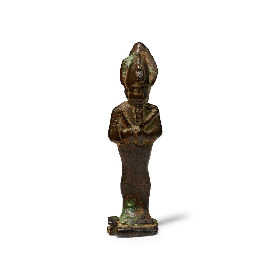 Egyptian Bronze Statuette of Osiris