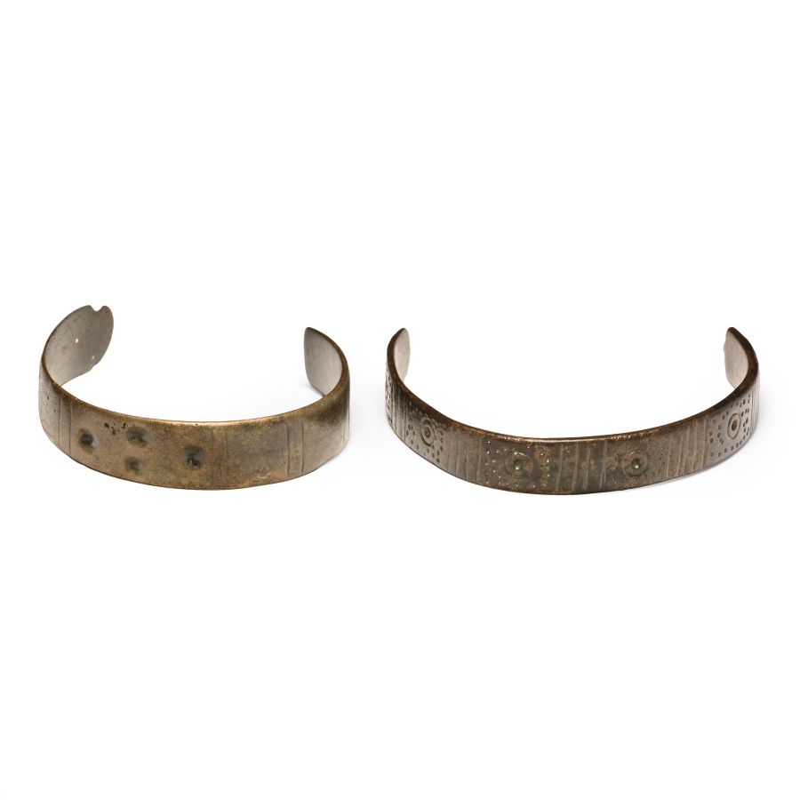 Late Roman Bronze Bracelet Pair
